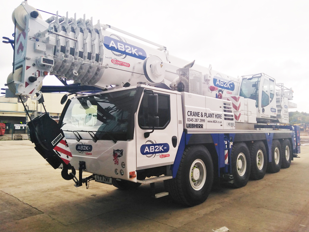 NEW AB2K LIEBHERR LTM 1110-5.1 ‘CLIMATE’ CRANE IS ONE OF THE FIRST ON THE ROAD 